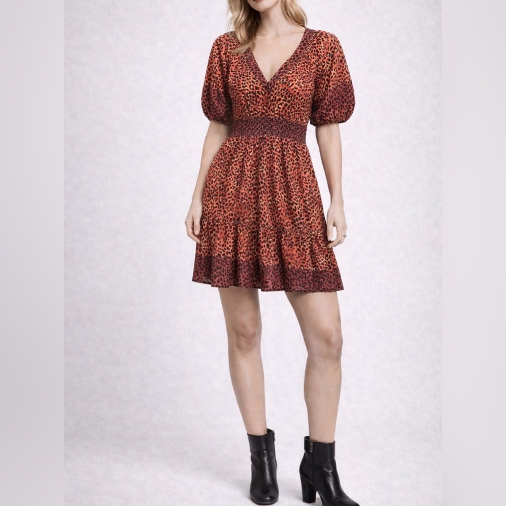 Betsy Johnson Vintage Animal Print Mini Dress